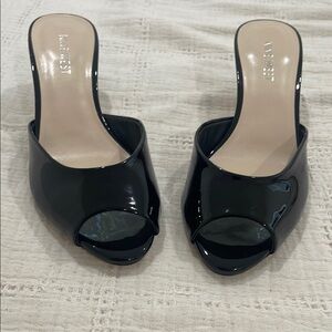 Nine West Black Open-Toe Women's Shoes